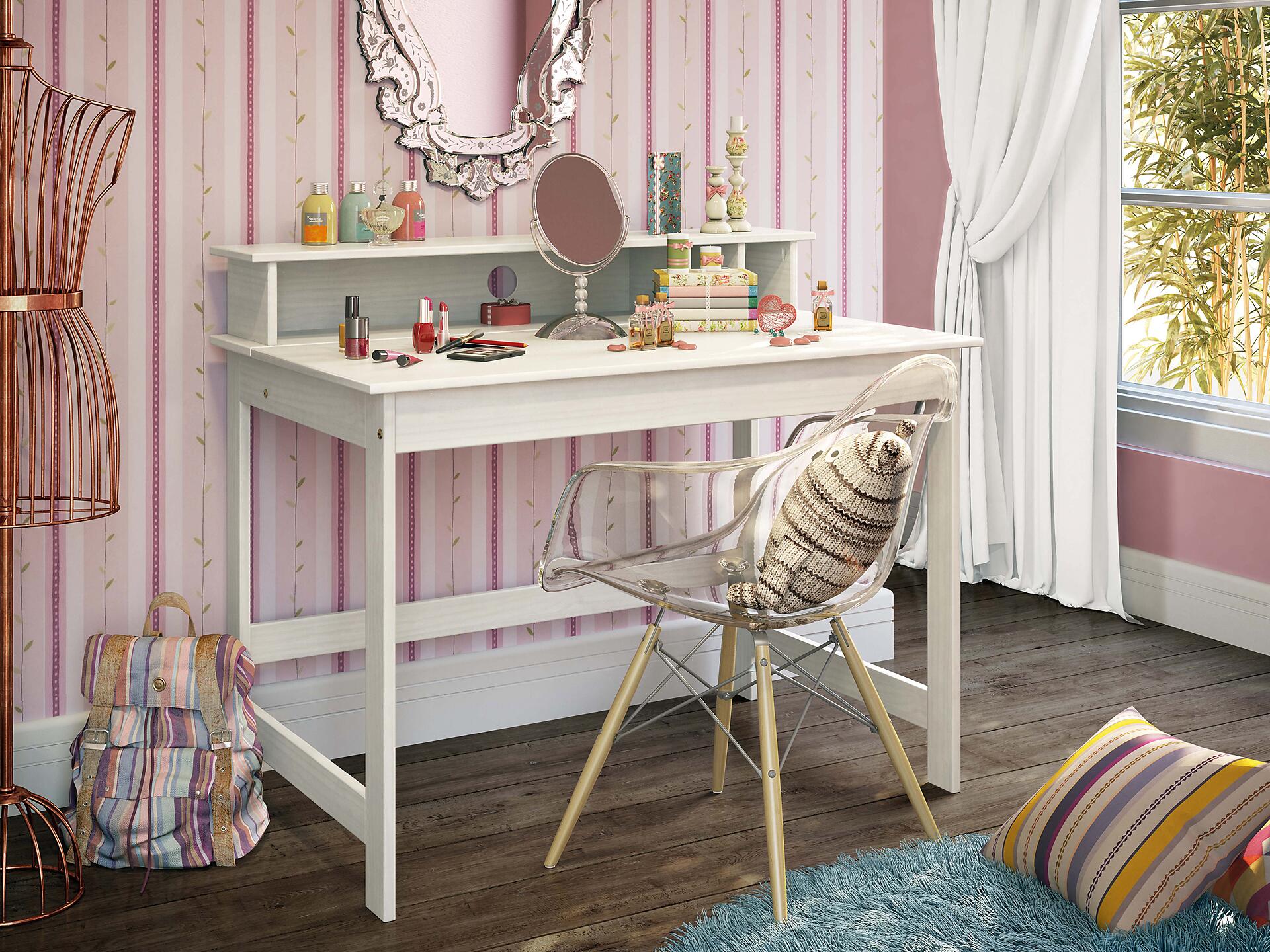 Schreibtisch Hilda weiß B/H/T: ca. 110x76x69 cm