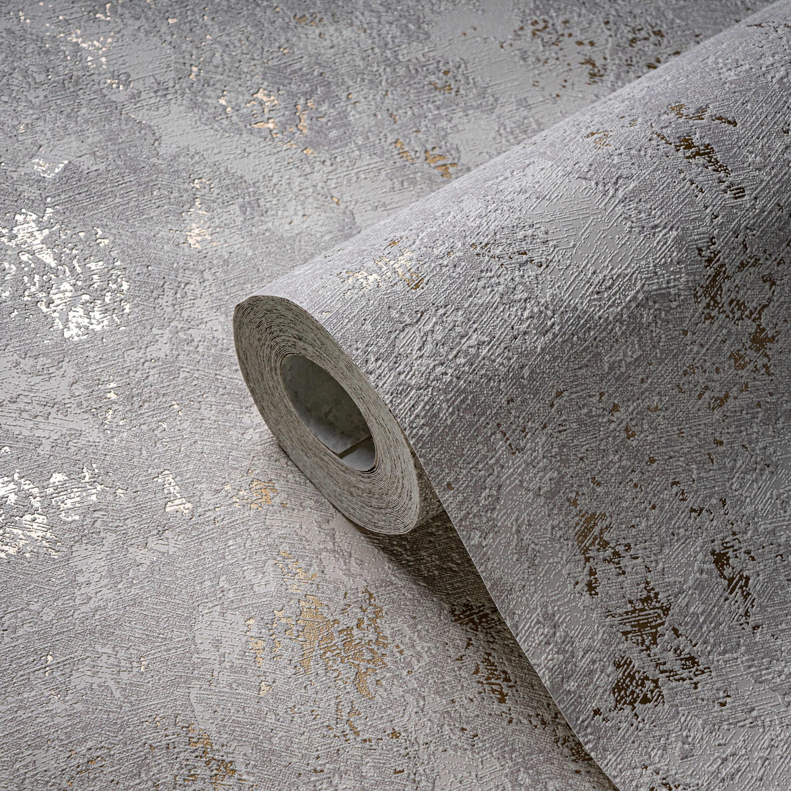 A.S.Creation Vliestapete gold grau B/H/D: ca. 53x1005x9 cm