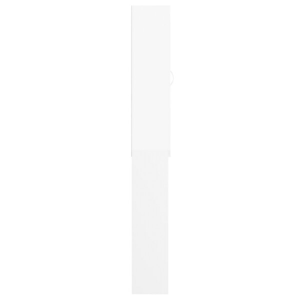 vidaXL Waschmaschinenschrank weiß B/H/T: ca. 64x190x25,5 cm