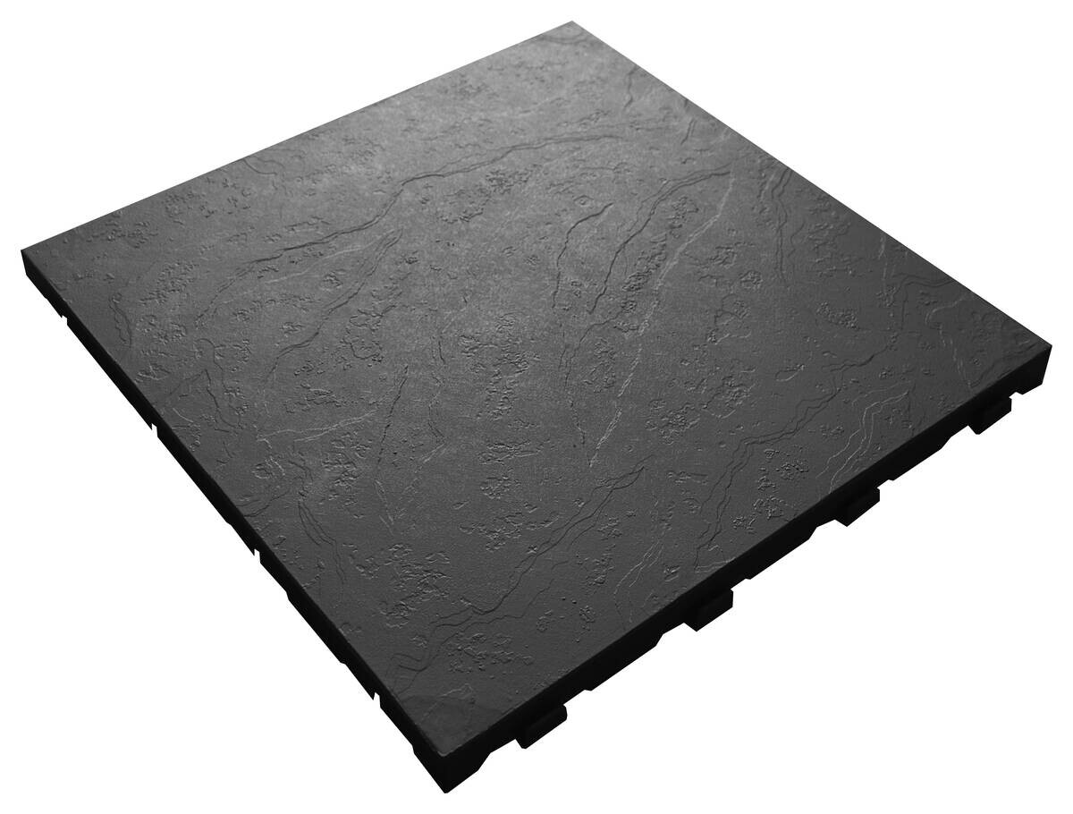 Easy Bodenfliesen dunkelgrau B/L: ca. 40x40 cm
