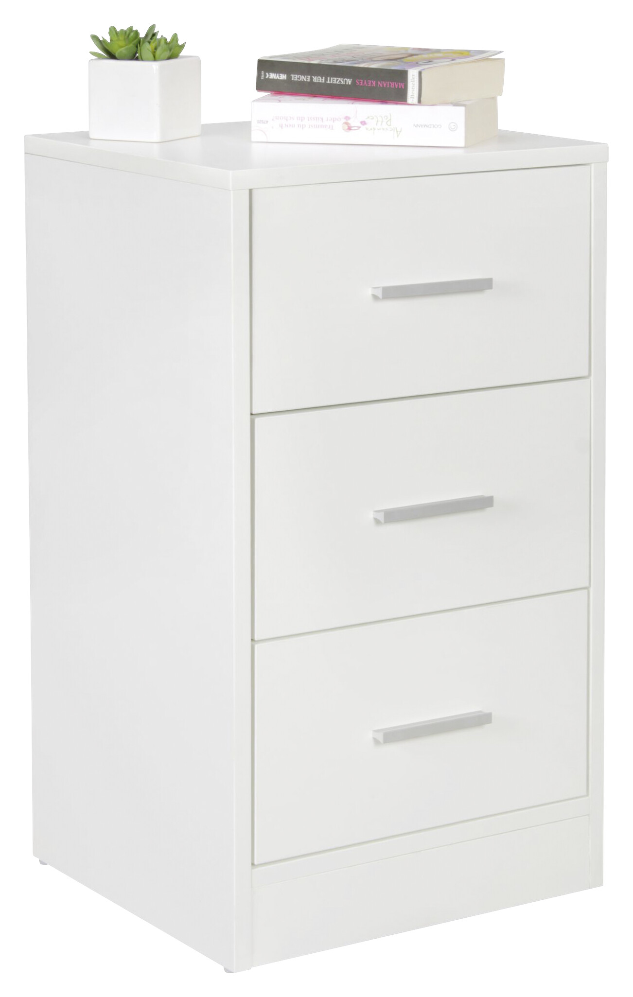 Nachtkonsole weiß B/H/T: ca. 35x68x38 cm