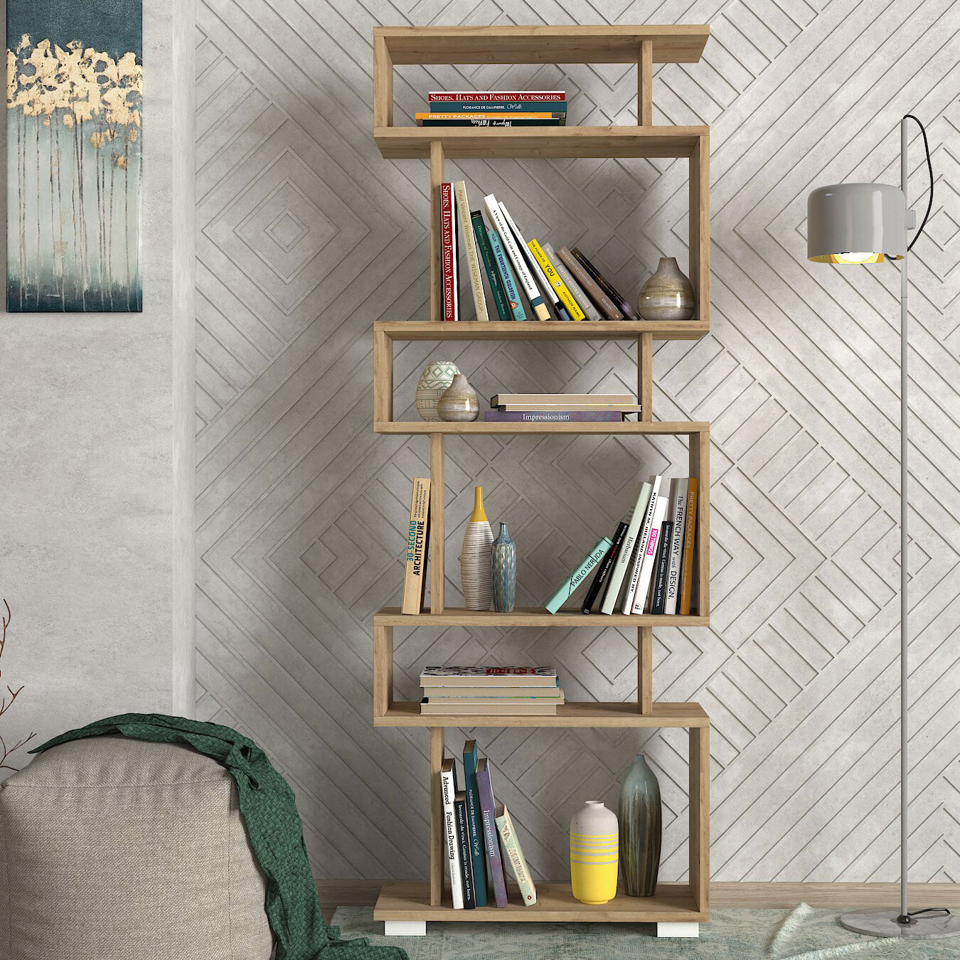 Regal Blok Saphir B/H/T: ca. 60x160x20 cm