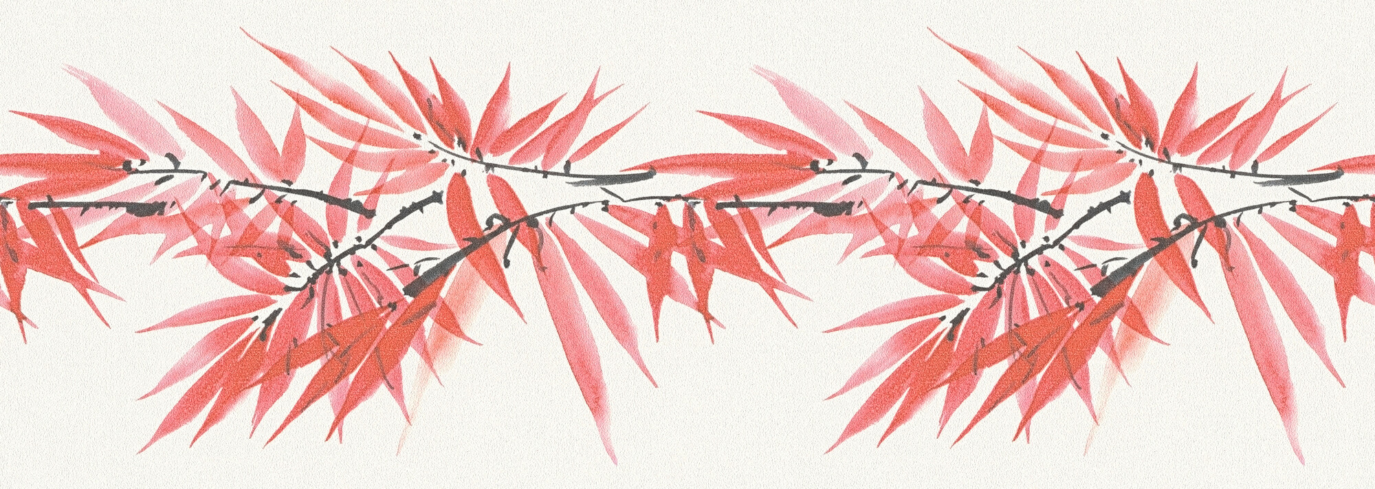 A.S.Creation Bordüre weiß rot schwarz B/H/D: ca. 17x500x6,8 cm