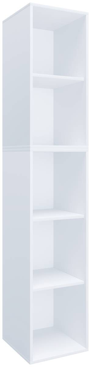 Regal Lona I weiß B/H/T: ca. 35x183x37 cm