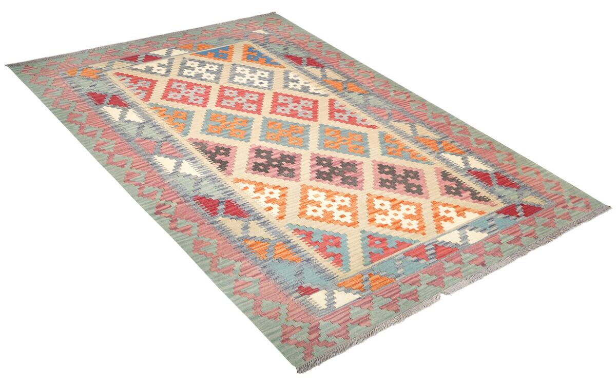 PersaTepp Teppich Kelim Gashgai grau B/H/L: ca. 180x1x263 cm