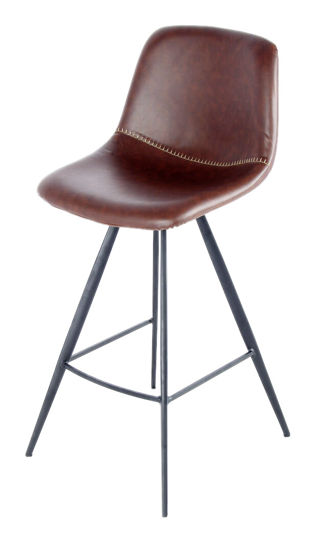 Barhocker Samantha 300 2er dunkelbraun Kunstleder B/H/T: ca. 47,5x102x56,5 cm Barhocker Samantha 300 2er dunkelbraun Kunstleder B/H/T: ca. 47,5x102x56,5 cm