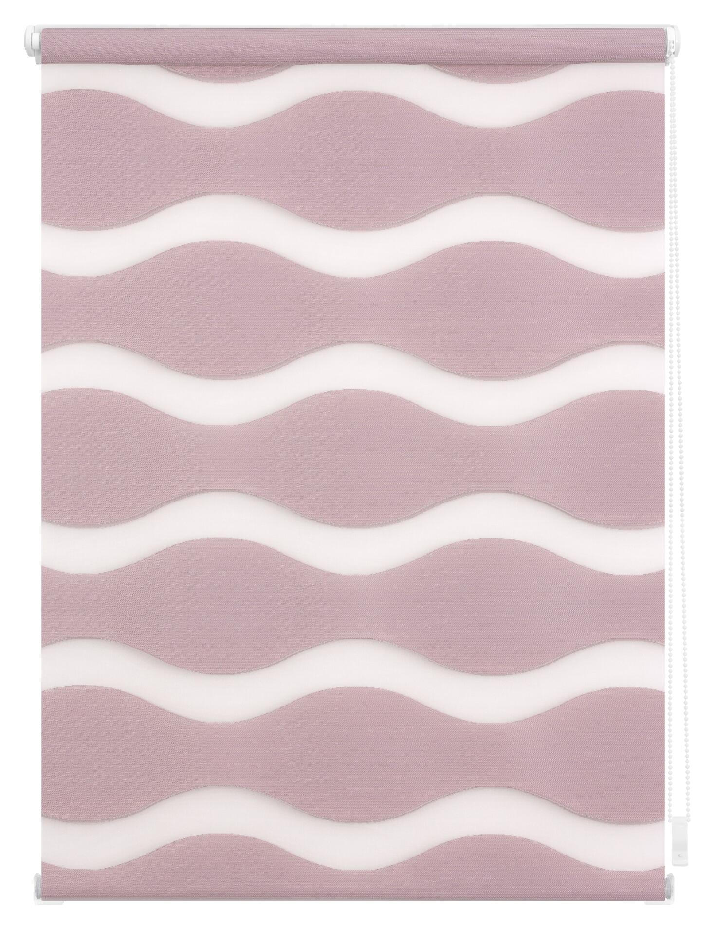 LICHTBLICK Doppelrollo Duo Welle altrosa B/L: ca. 90x150 cm