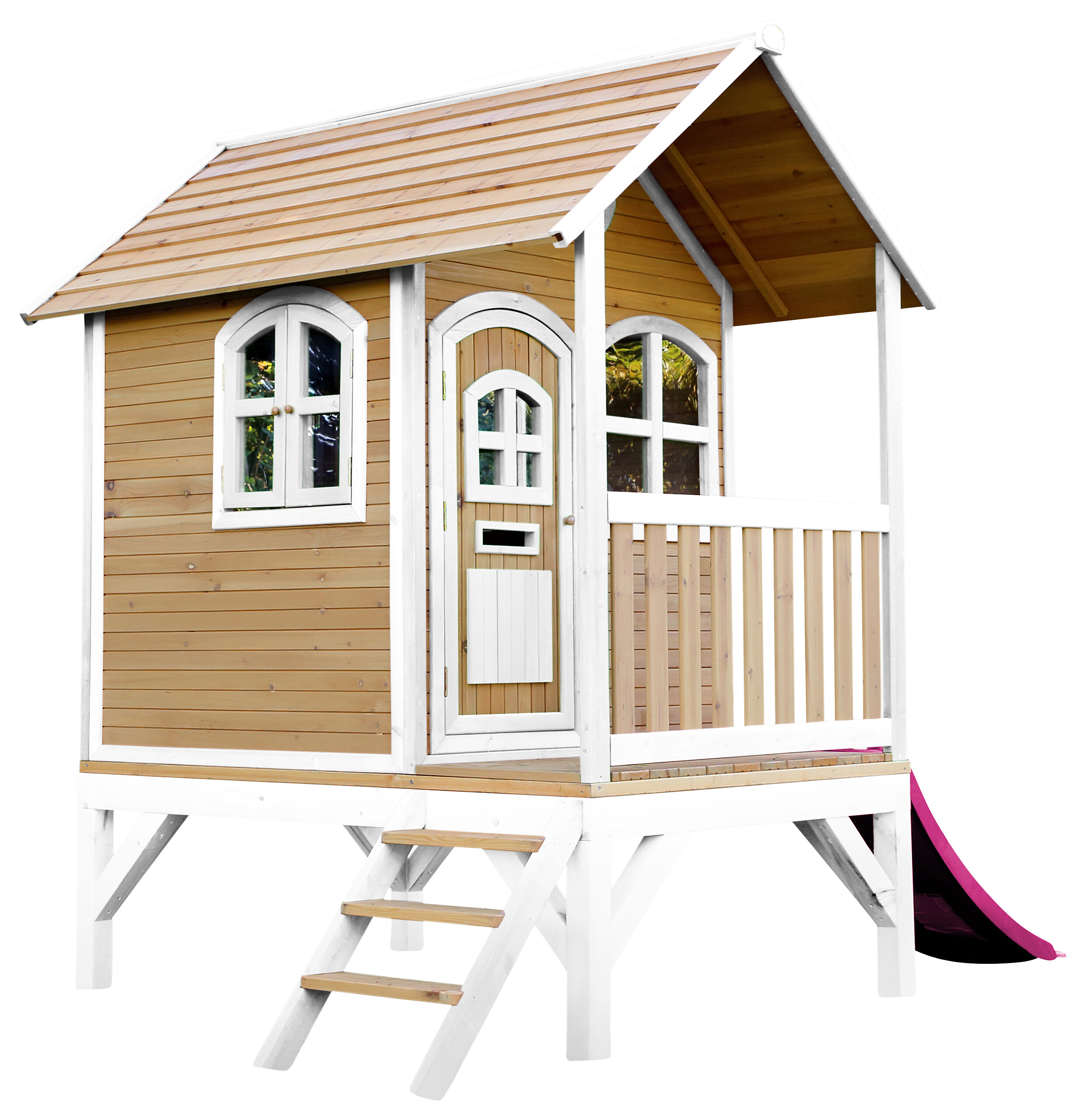 AXI Spielhaus Tom braun B/H/L: ca. 287x231x191 cm