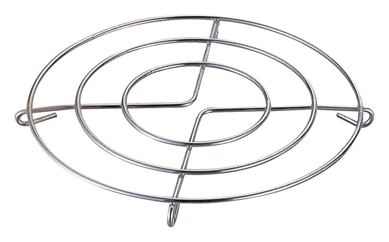 Axentia Topfuntersetzer Chrom Metall B/H/L: ca. 24x2x24 cm