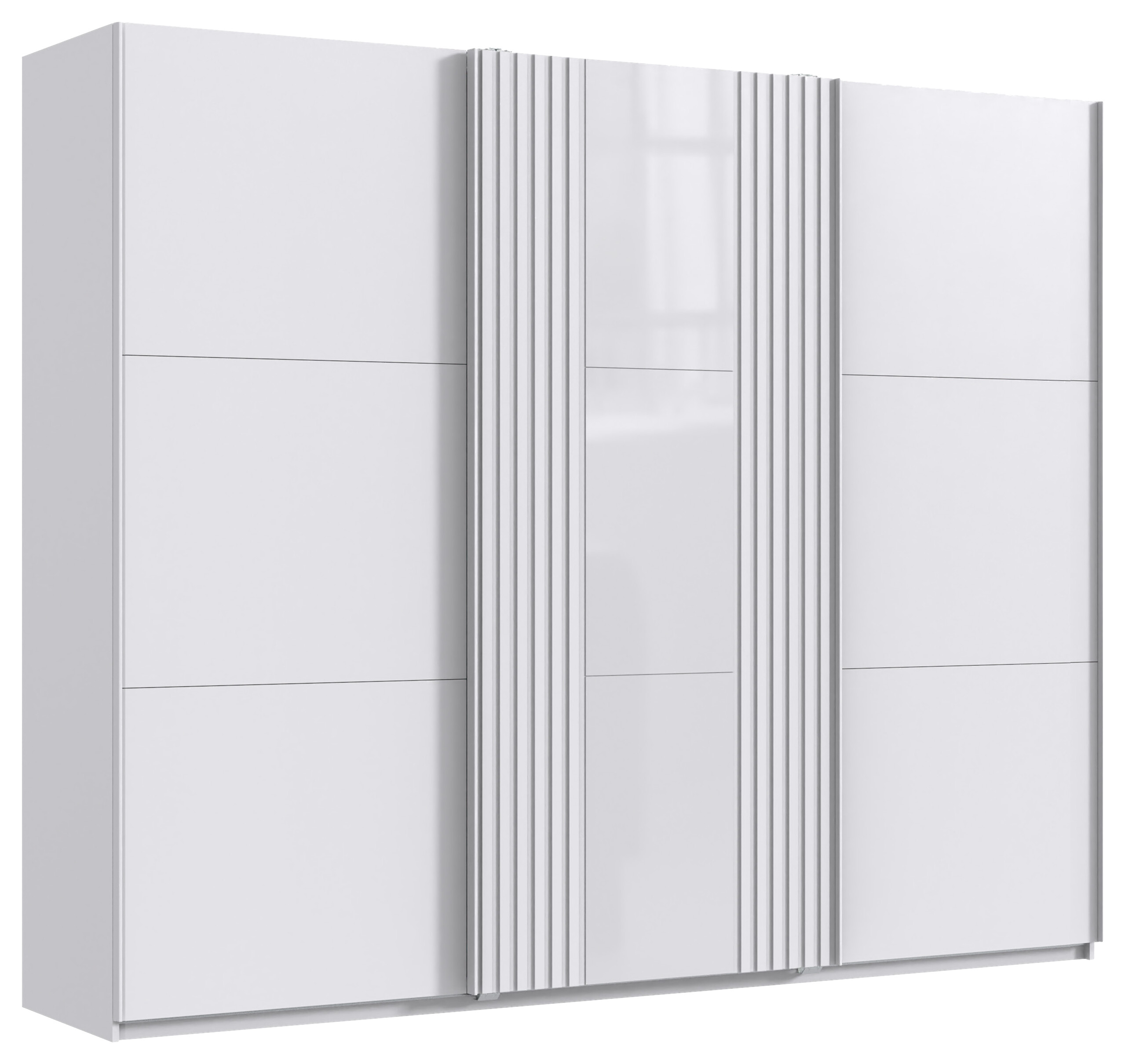 Schwebetürenschrank Atlanta weiß B/H/T: ca. 250x216x65 cm Schwebetürenschrank Atlanta weiß B/H/T: ca. 250x216x65 cm