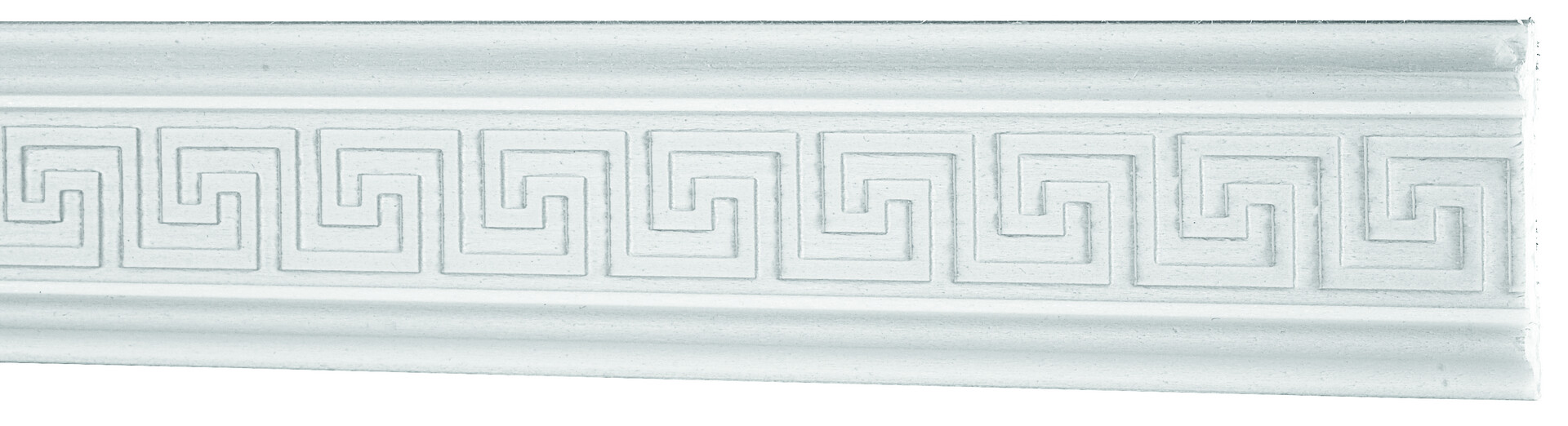 Flachprofil weiß B/H/L: ca. 4,8x2x200 cm