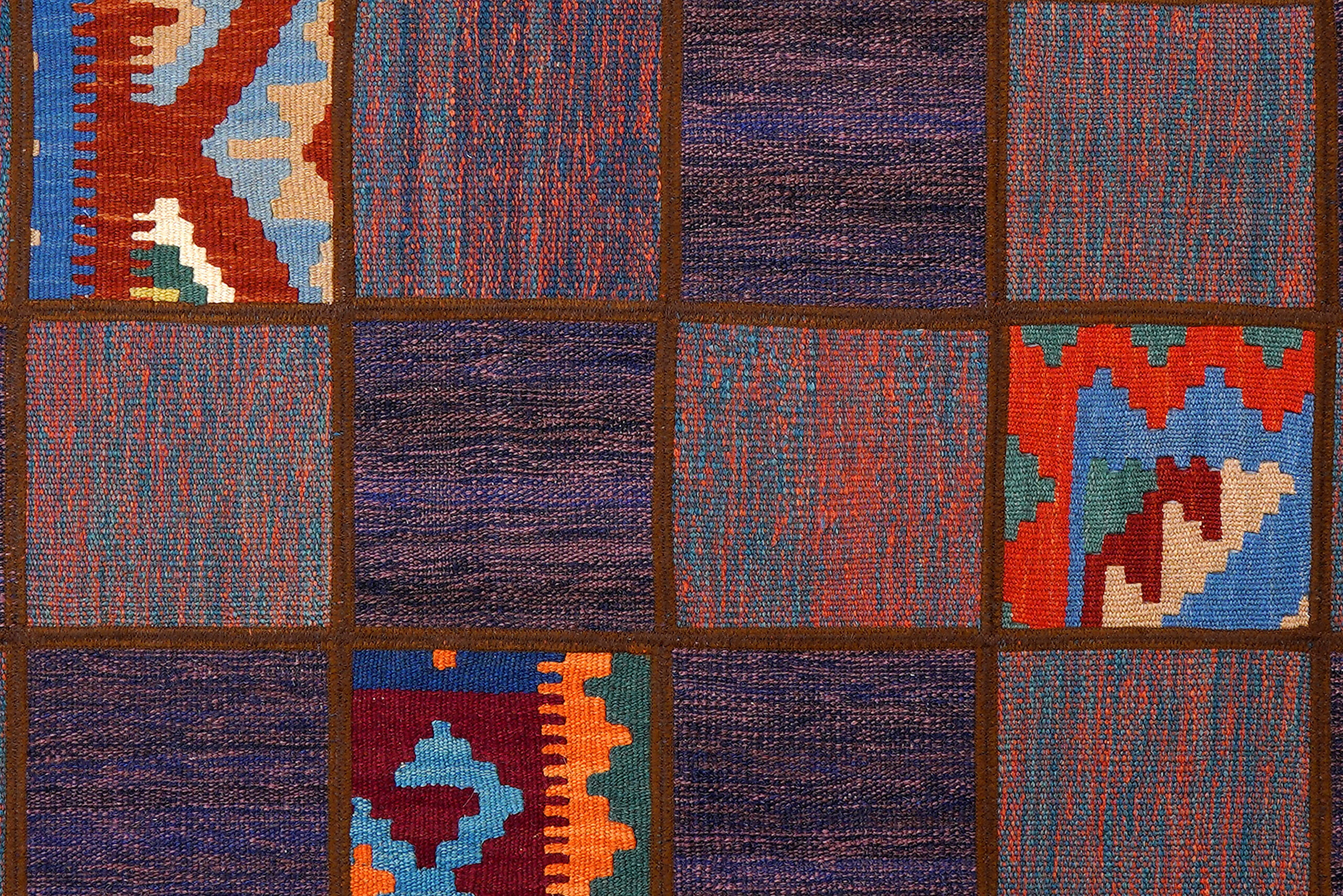 PersaTepp Teppich Kelim Tekkehdouz bunt B/H/L: ca. 150x1x200 cm