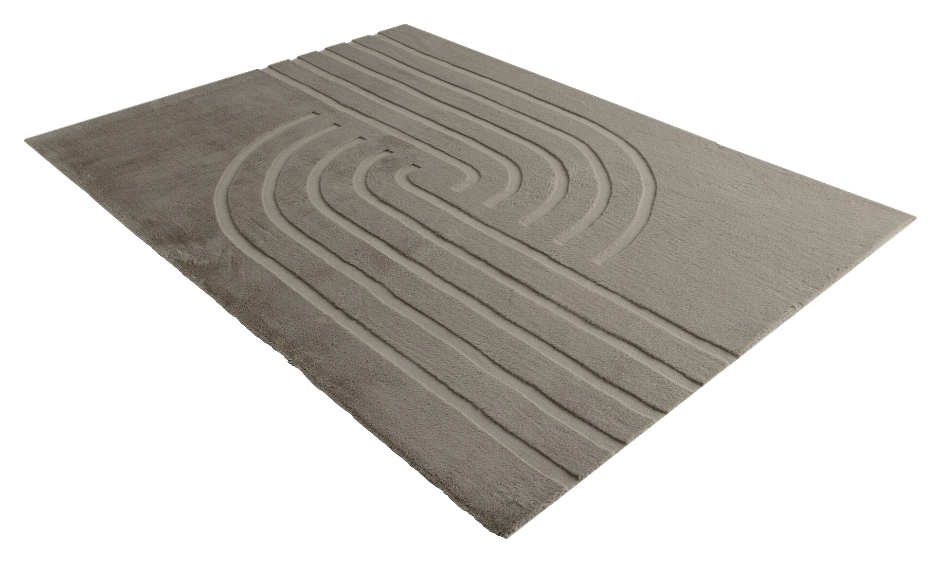 Obsession Teppich Zen Deluxe taupe B/H/L: ca. 120x12x170 cm