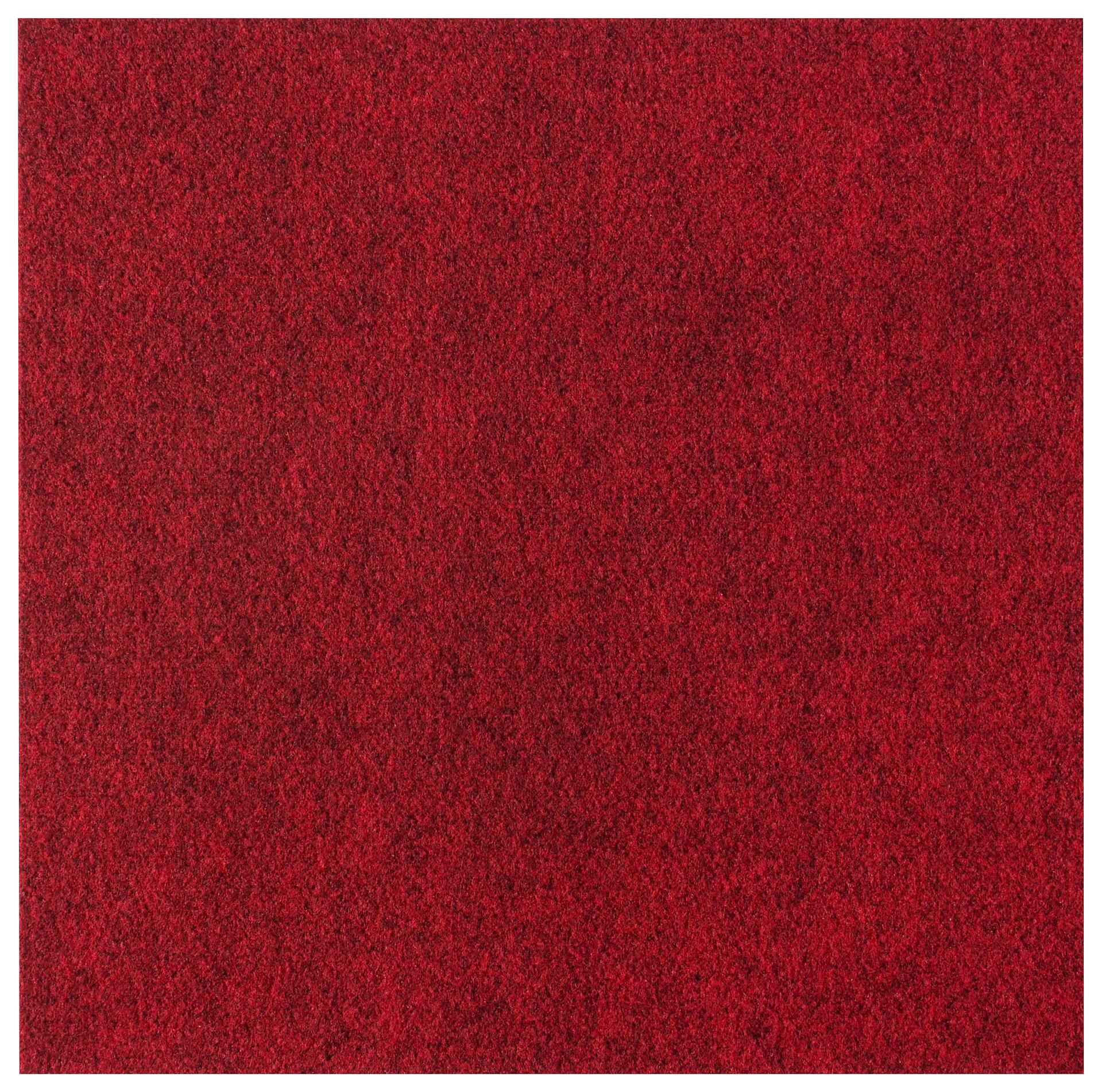Teppichfliese Filz rot B/L: ca. 40x40 cm pro Stück