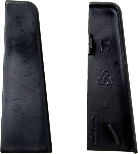 Endkappe schwarz L/B/H: ca. 1x1x5,8 cm