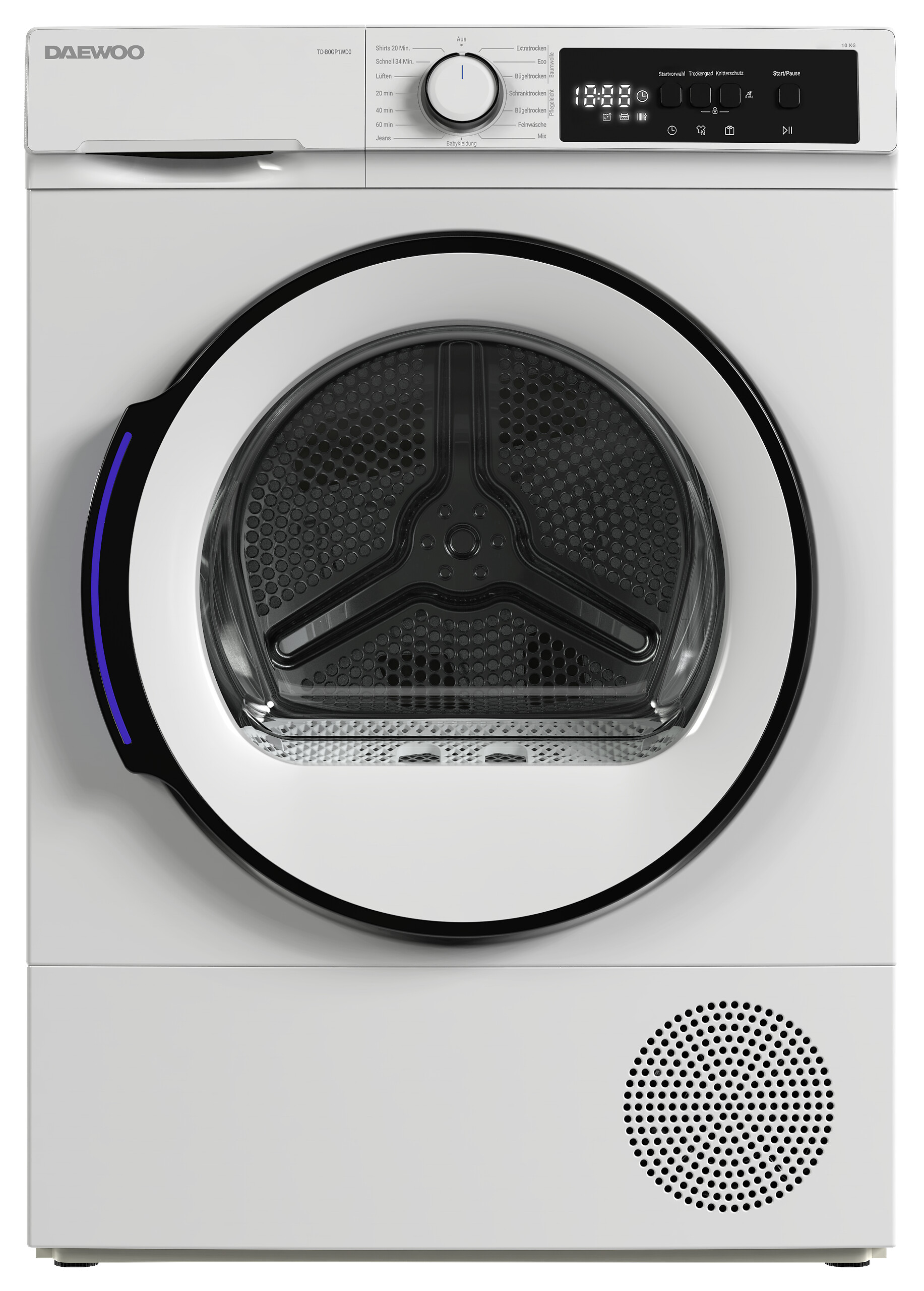 Daewoo Wärmepumpentrockner TD-B0GP1WD0-DE