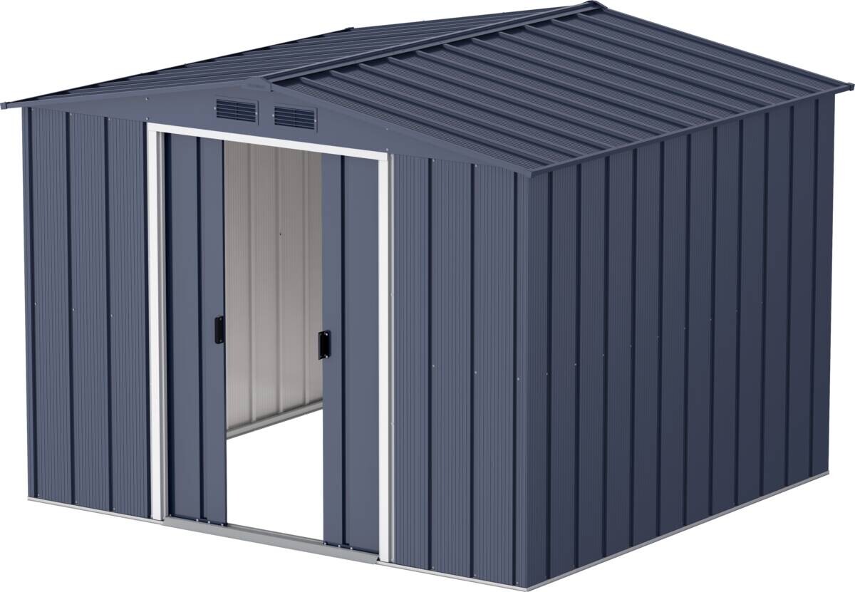 VCM Gerätehaus anthrazit B/H/L: ca. 262x191x234 cm