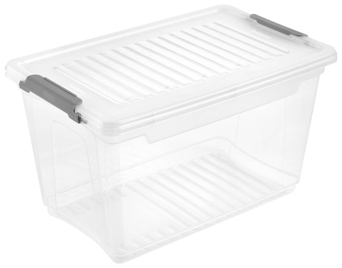 Aufbewahrungsbox transparent B/H/L: ca. 18,5x16x28,5 cm