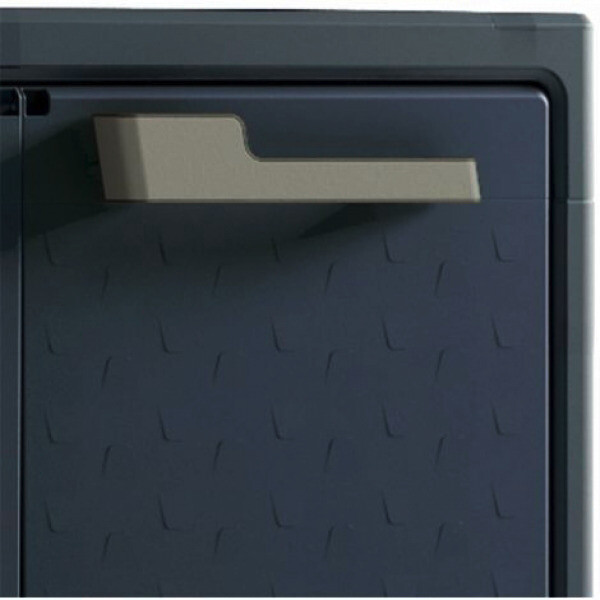 Keter Kunststoffschrank Moby grau Kunststoff B/H/T: ca. 80x100x44 cm