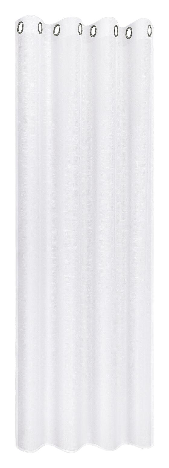 Happy Home Ösenvorhang weiß B/L: ca. 140x235 cm