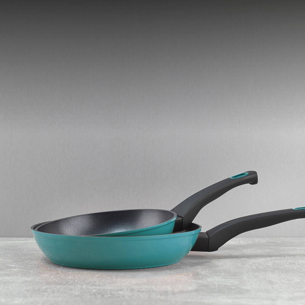 BERGNER Pfannenset Classique grün Aluminium 2 tlg.