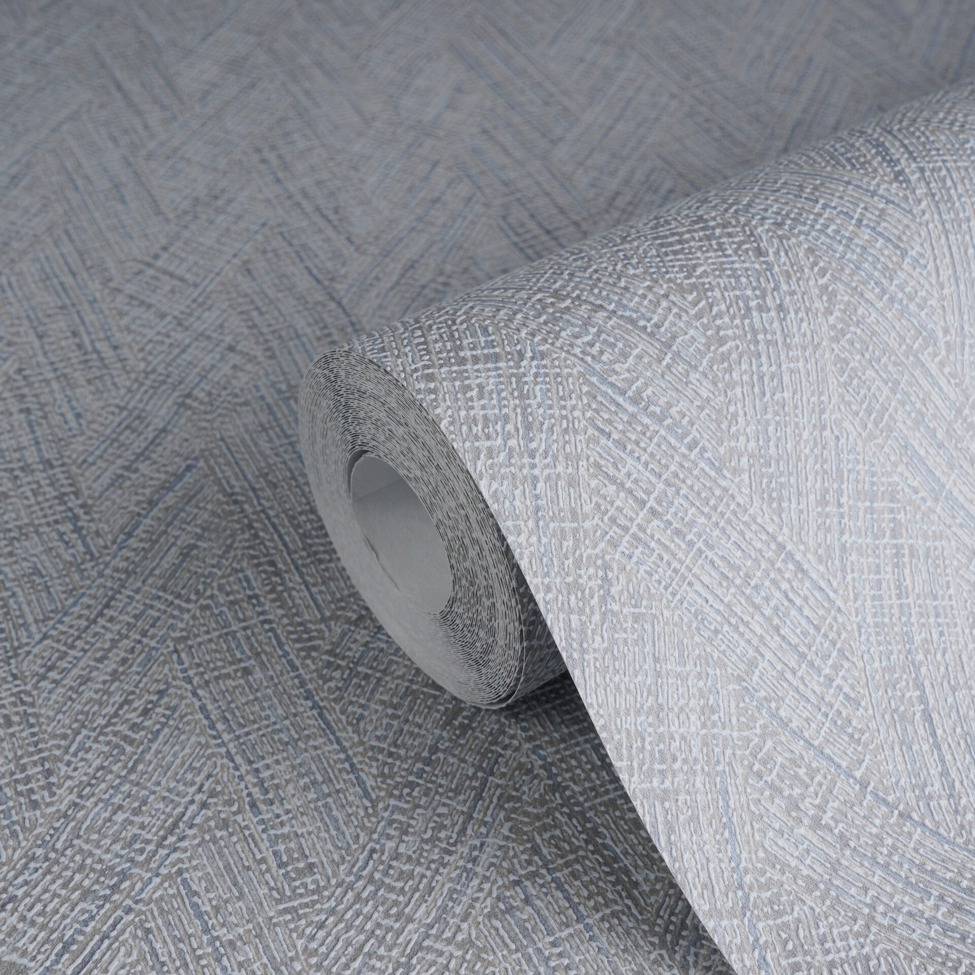 A.S.Creation Vliestapete blau braun B/H/D: ca. 53x1005x8,5 cm