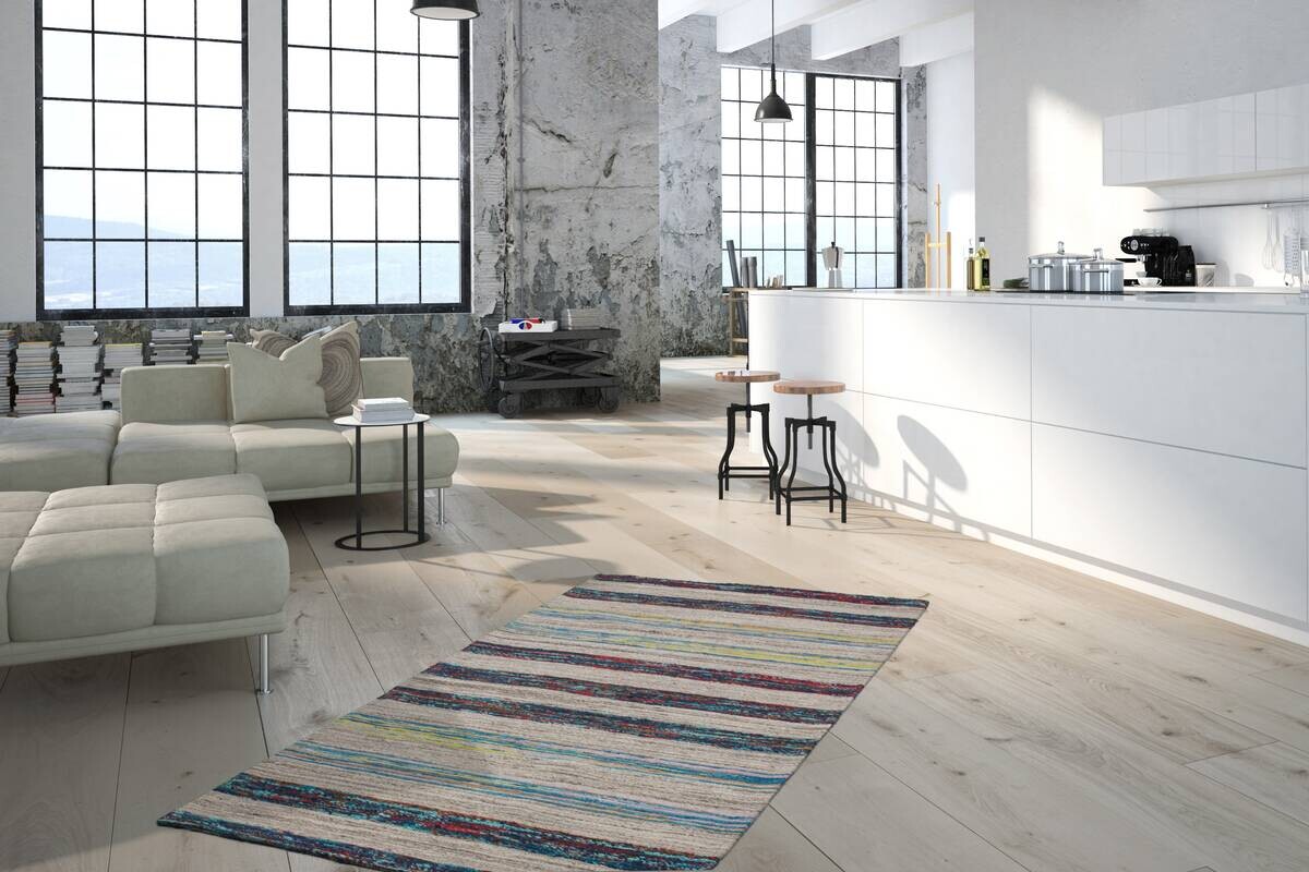 Kayoom Kurzflorteppich Duarte 210 creme B/L: ca. 160x230 cm