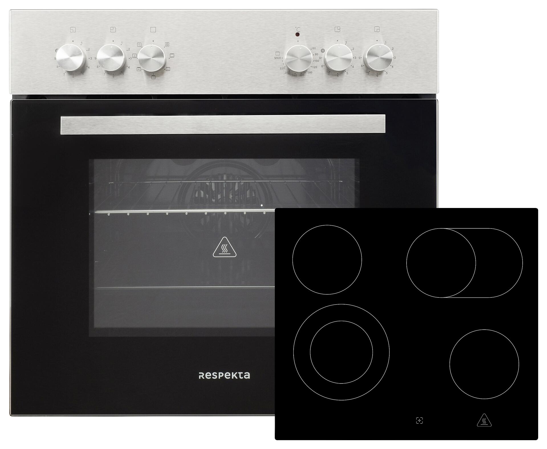 Respekta Küchenblock Marleen grau matt B/H/T: ca. 220x211x60 cm