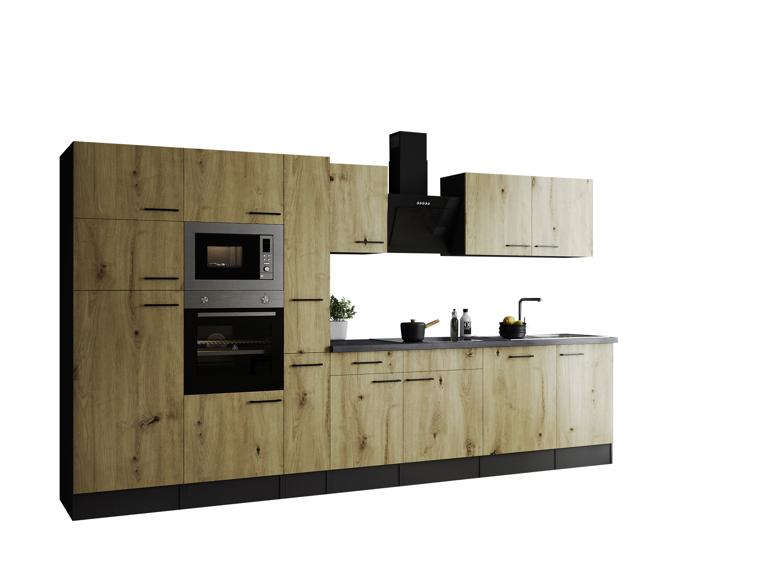 Küchenblock Oliver B/H/T: ca. 370x205x60 cm