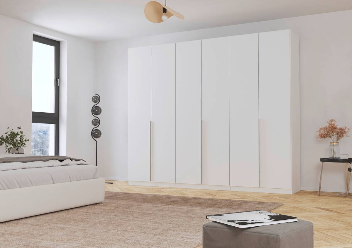 Kleiderschrank Alabama Alpinweiß B/H/T: ca. 271x229x54 cm Kleiderschrank Alabama Alpinweiß B/H/T: ca. 271x229x54 cm