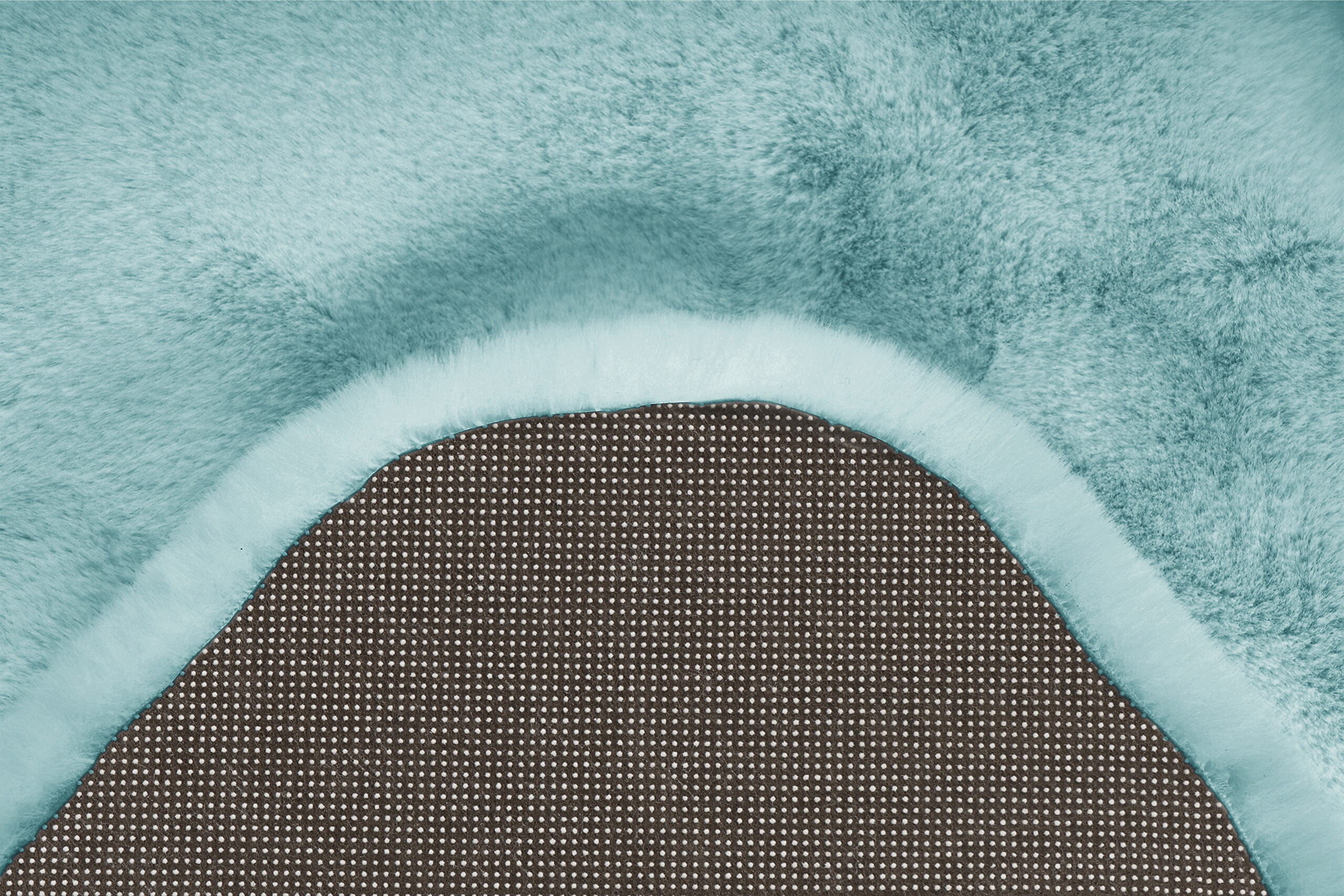 Arte Espina Hochflorteppich Rabbit Sheepskin 225 hellblau B/H/L: ca. 60x3,5x90 cm