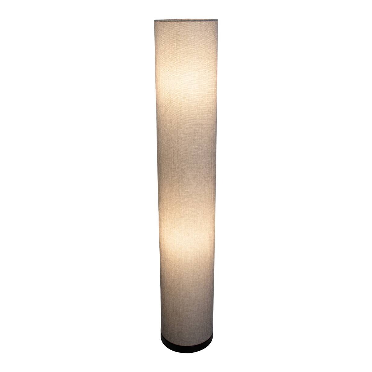 Näve Leuchten Stehleuchte 2071816 grau Metall Textil B/H/T: ca. 19x110x19 cm 3 Brennstellen