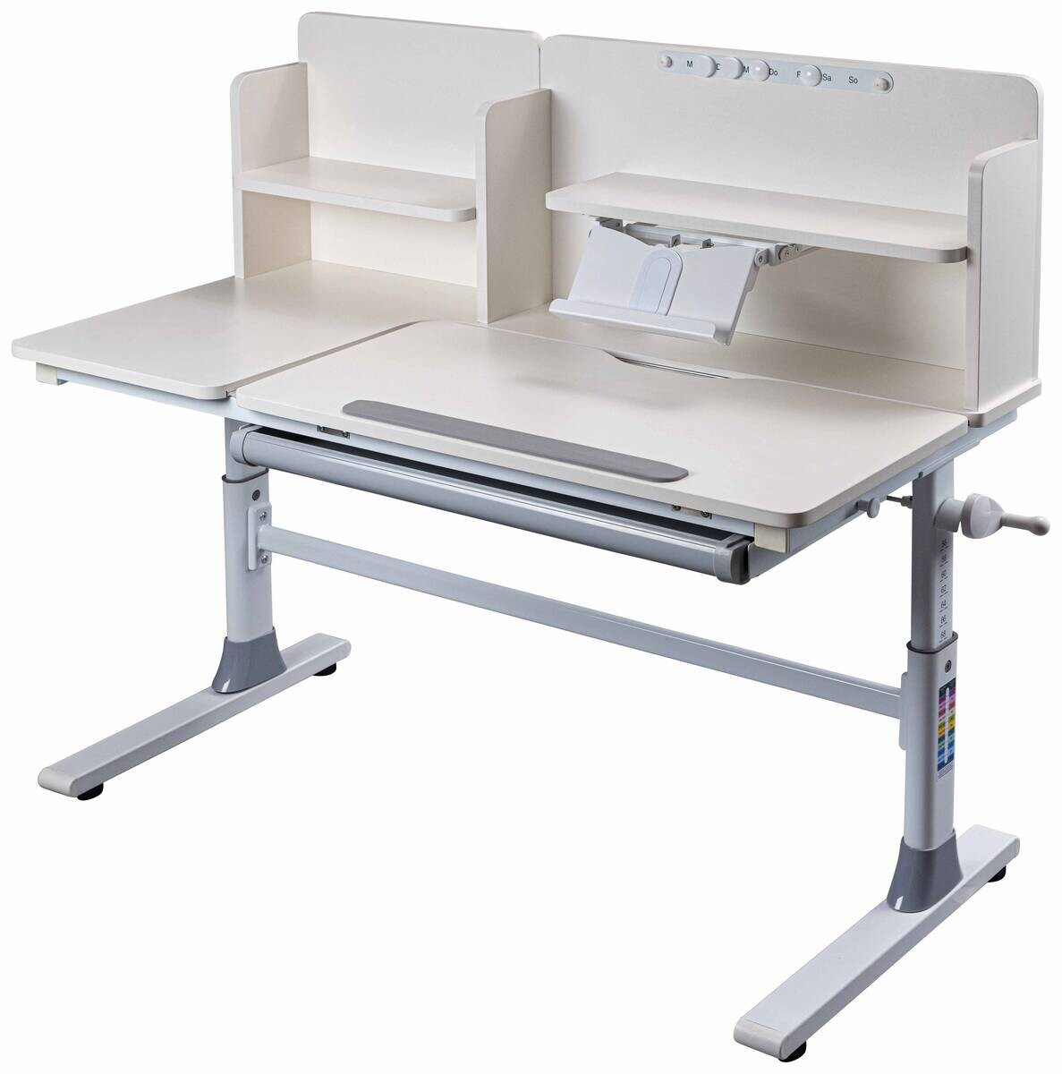 Schreibtisch Sören weiß pulverbeschichtet B/H/L: ca. 60x96x120 cm