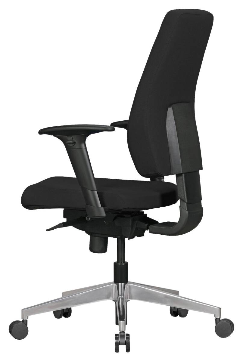 Drehstuhl schwarz Stoff