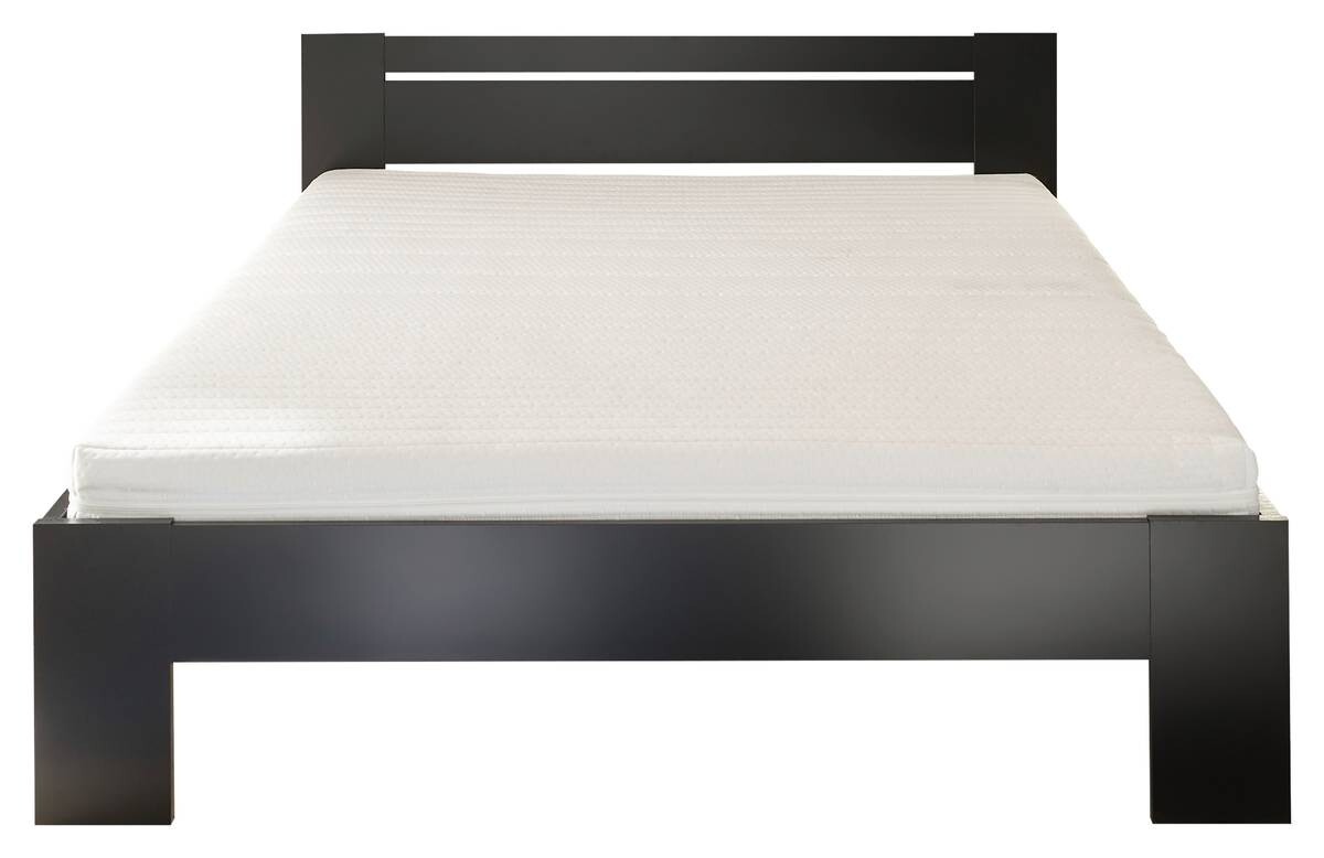 Futonbett Cannes schwarz Liegefläche B/L: ca. 140x200 cm