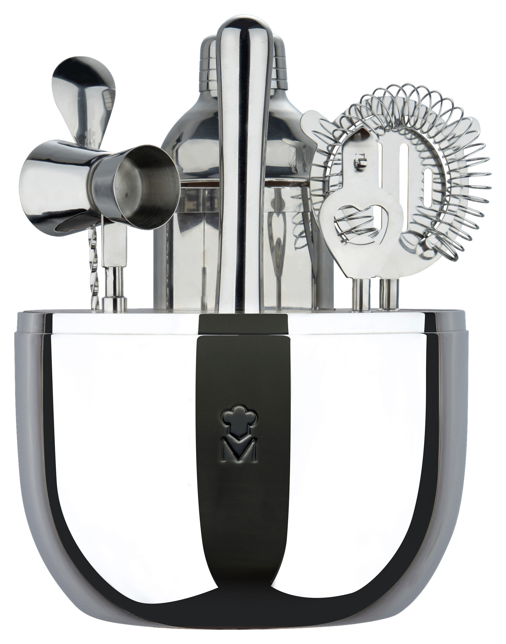 MASTERPRO Cocktail-Set THE DROP silber Edelstahl