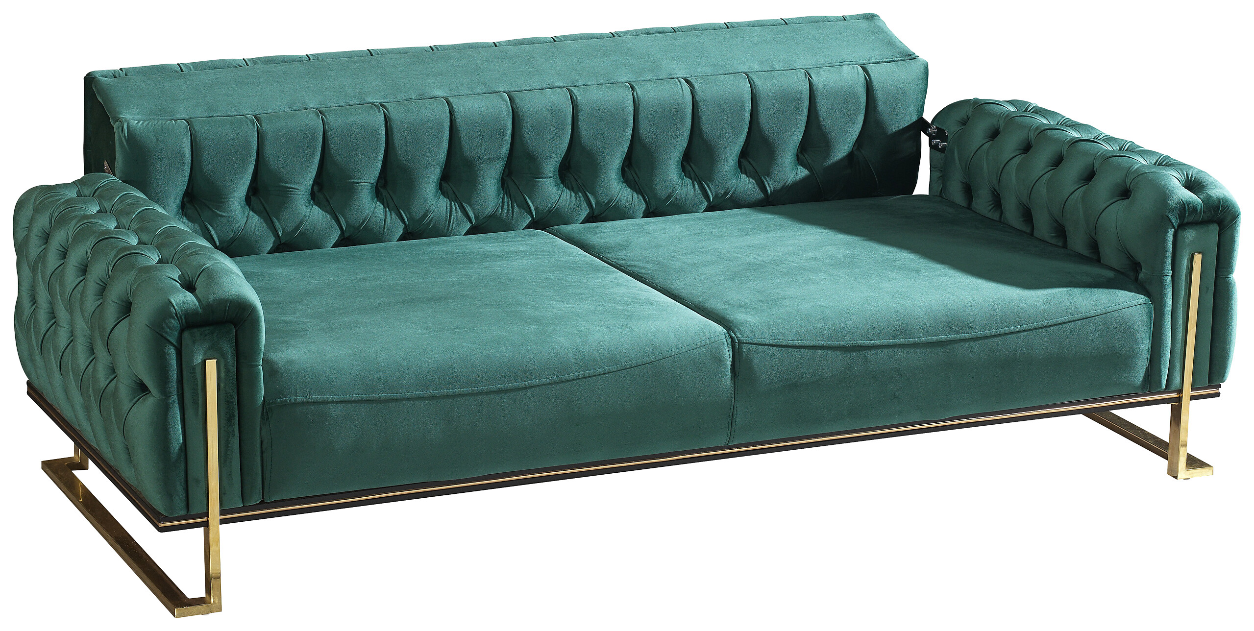 Sofa 3-2-1 Tokio grün Microfaser