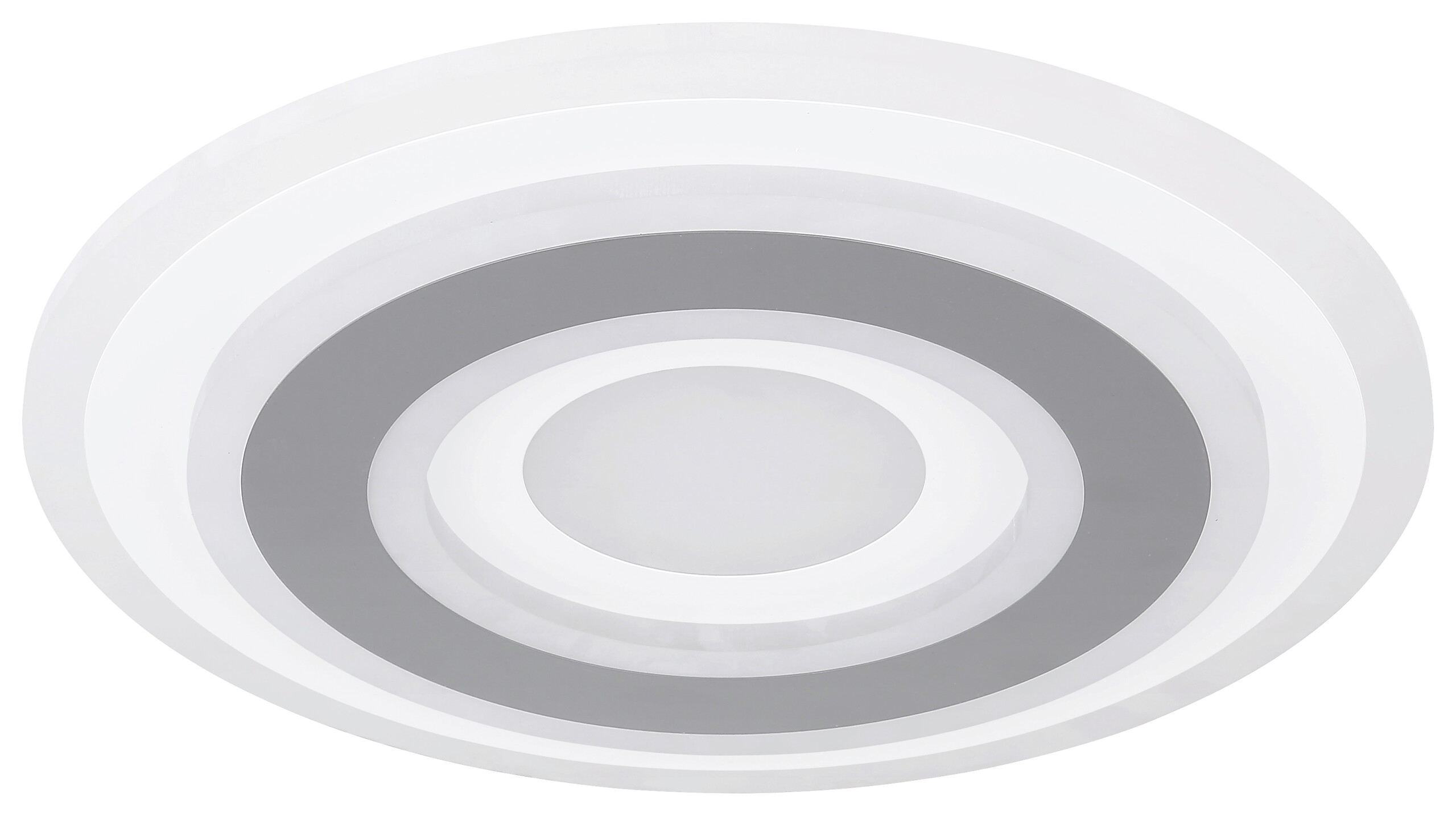 GLOBO Deckenleuchte Sabatino Opal weiß anthrazit Acryl Metall H/D: ca. 5,5x38 cm