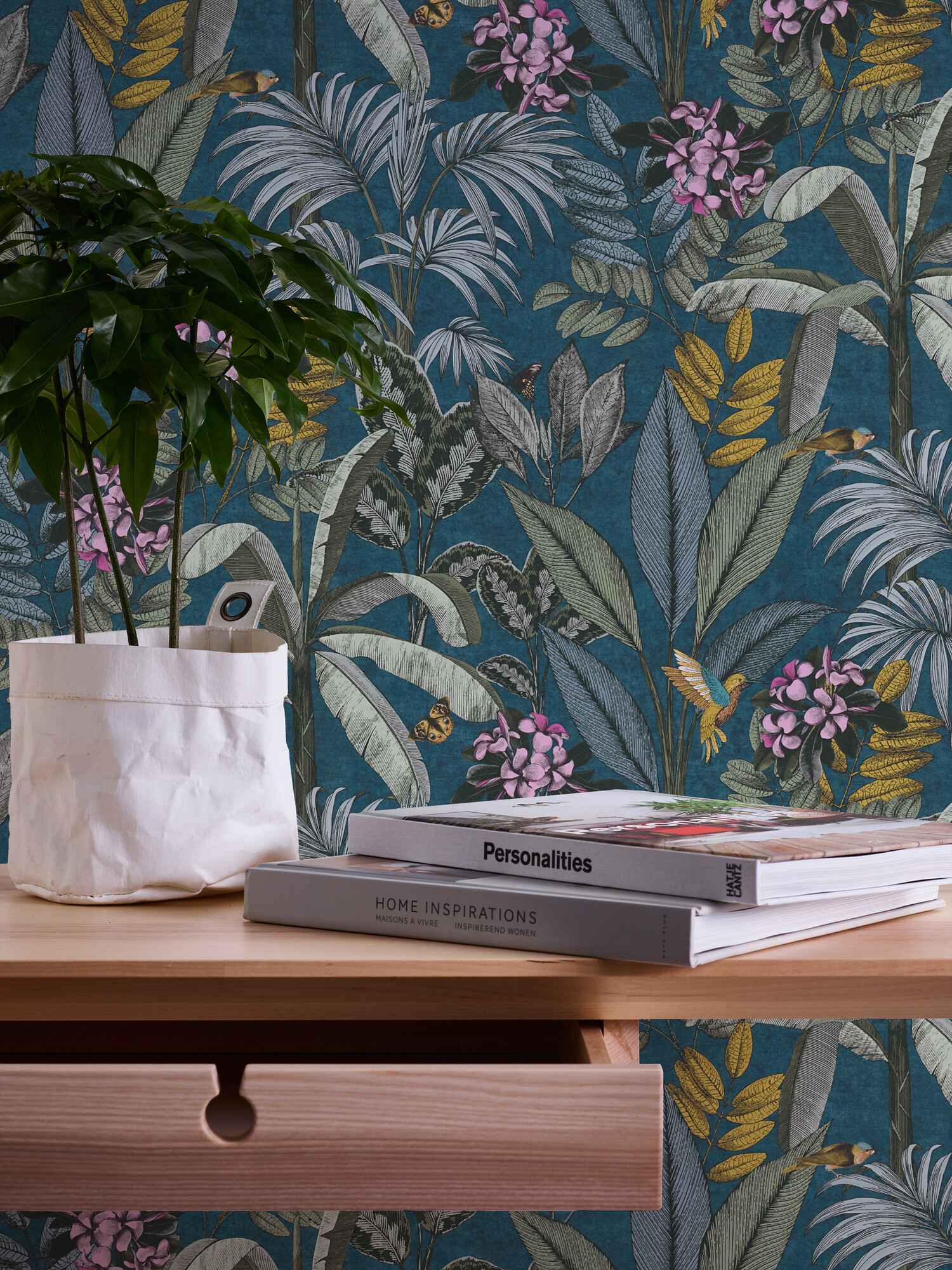 A.S.Creation Vliestapete grün blau gelb B/H/D: ca. 53x1005x8 cm