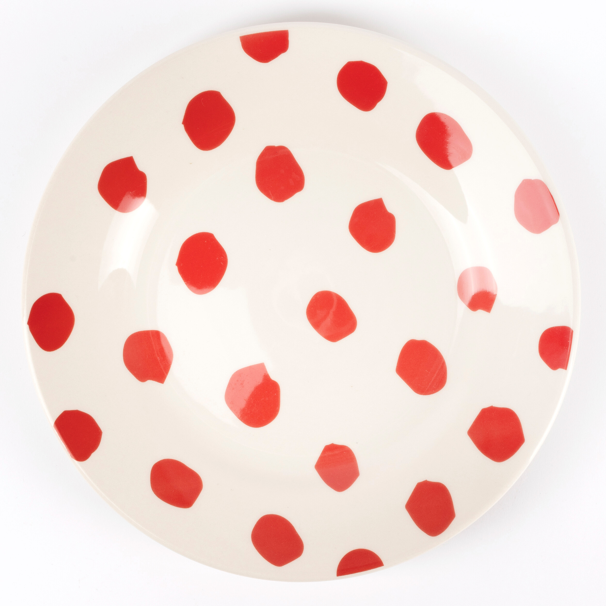 CASA SAMANTHA Teller SABOR rot Steinzeug 3 tlg.