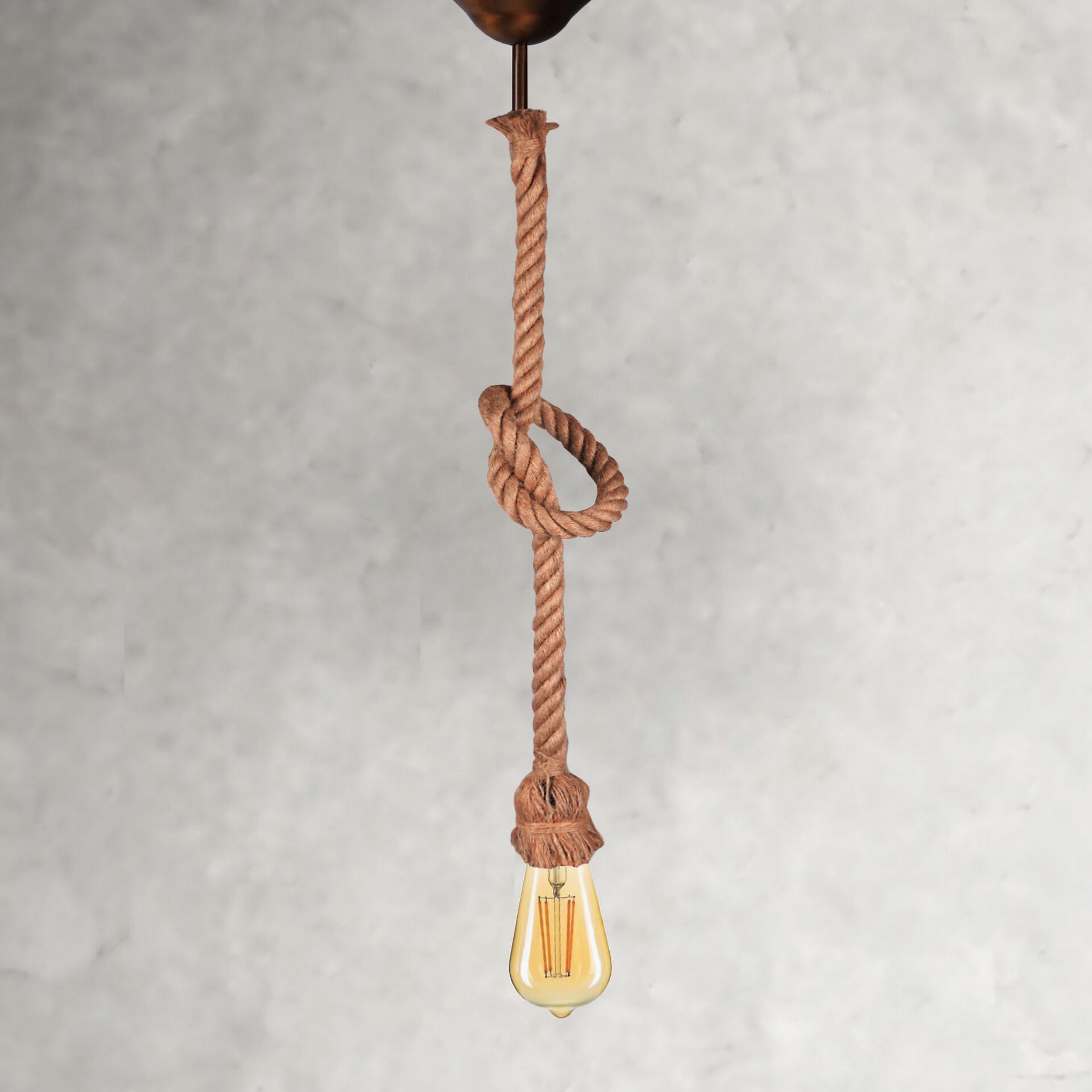 Opviq Pendelleuchte AYD-2784 creme H: ca. 70 cm E27 1 Brennstellen