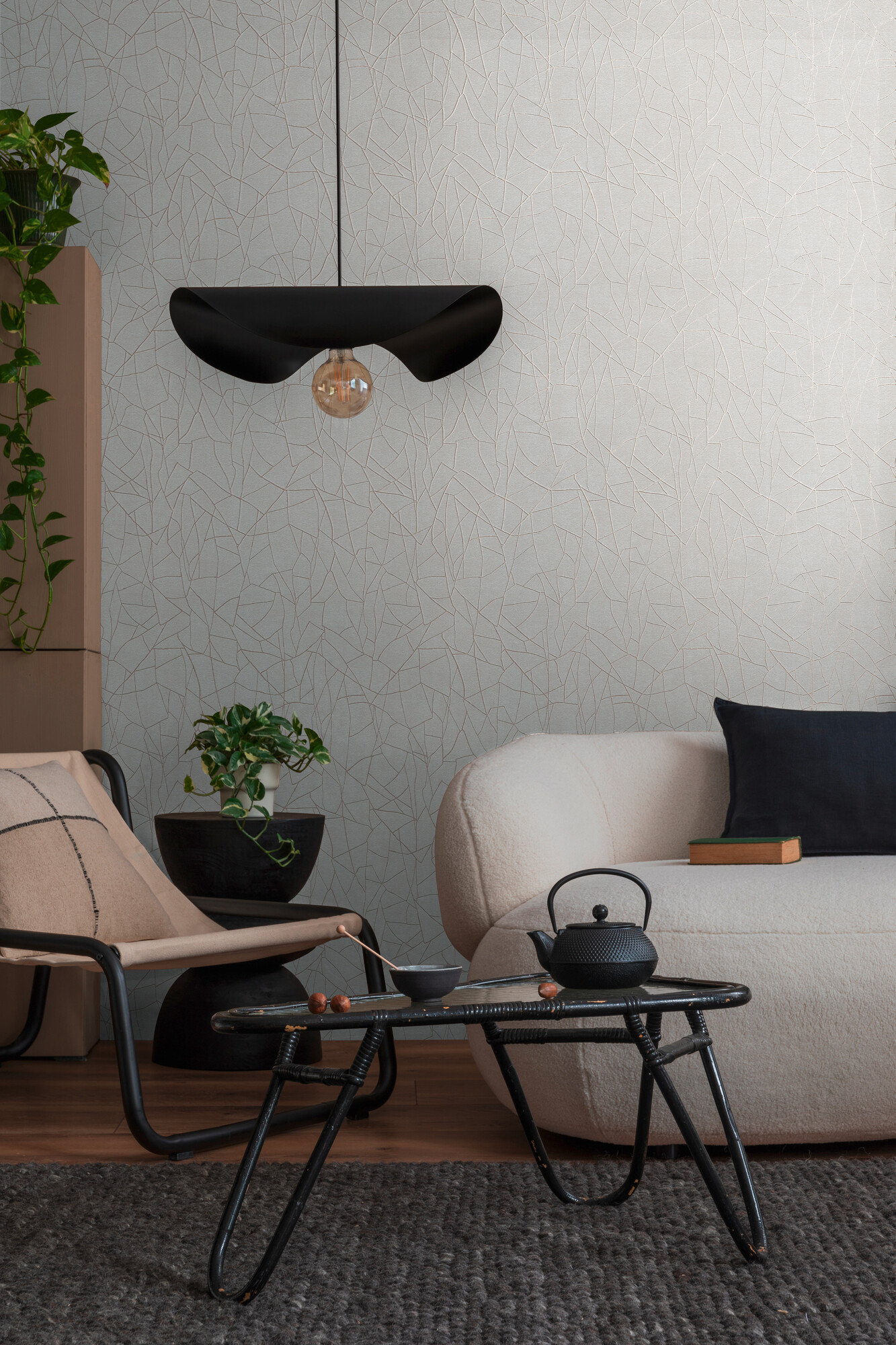 A.S.Creation Vliestapete weiß grau B/H/D: ca. 53x1005x9,7 cm