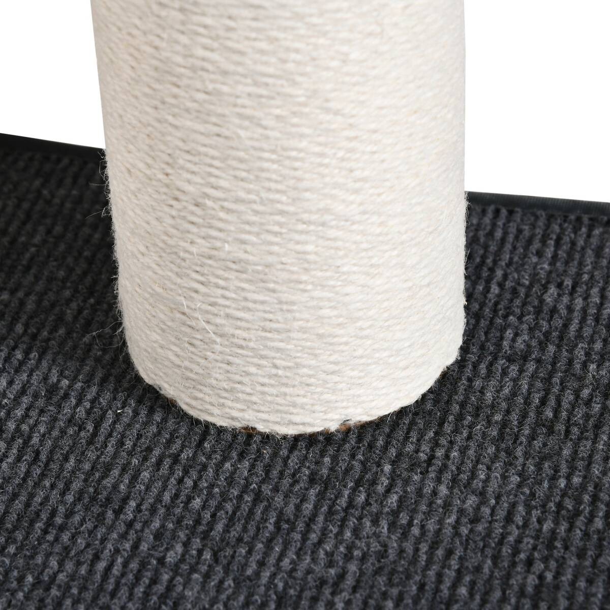 PawHut Katzenkratzbaum beige MDF B/H/L: ca. 28x137x66 cm