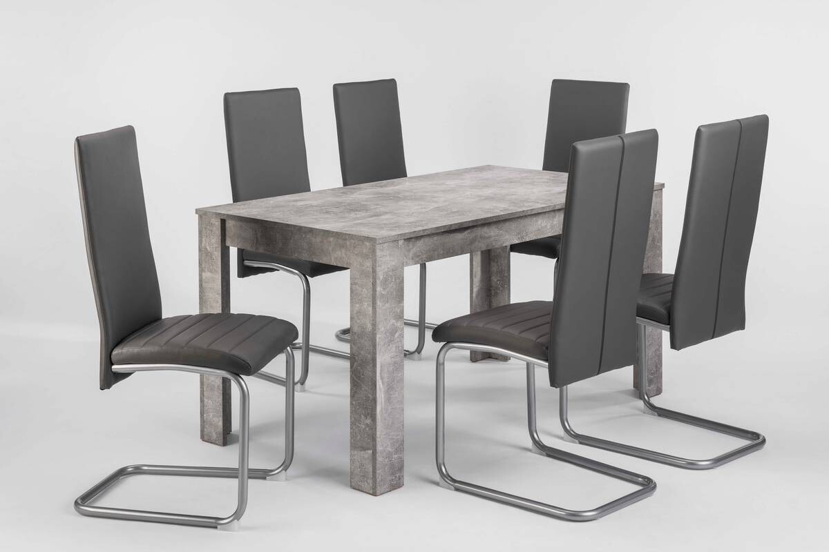 Tisch NEPAL Beton Optik B/H/T: ca. 140x75x80 cm