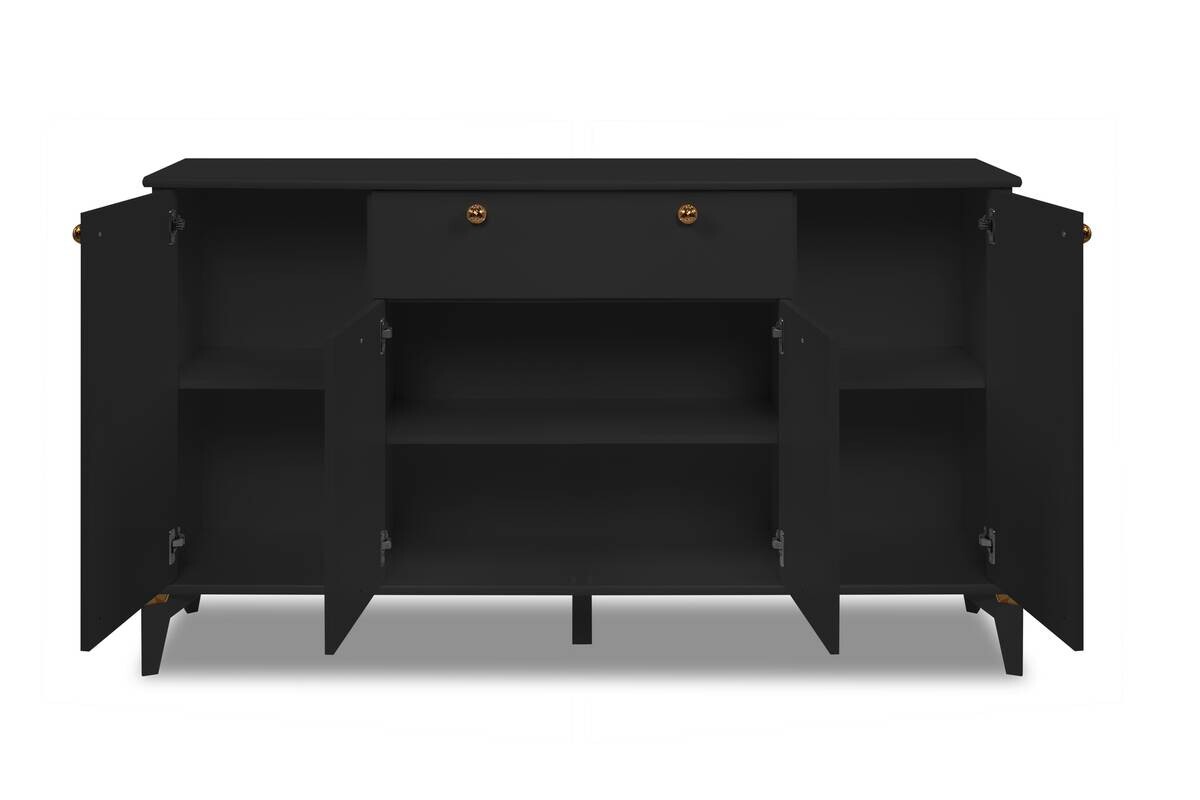 Sideboard Izmir anthrazit B/H/T: ca. 158x90x36 cm