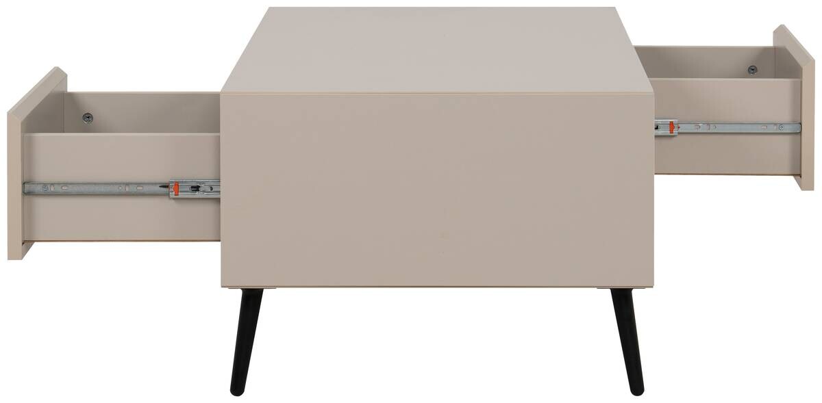 Couchtisch Arona sand schwarz B/H/T: ca. 94x40x55 cm