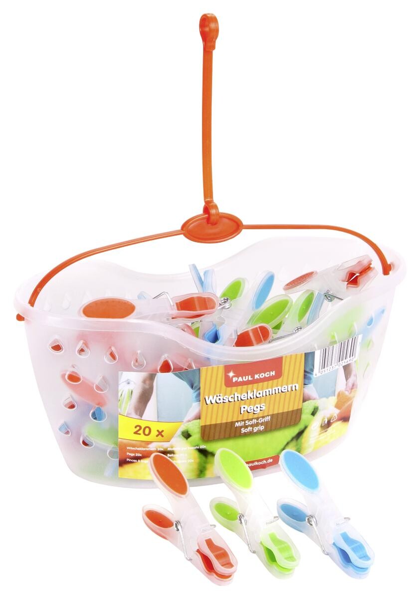 Klammerkörbchen rot B/H/L: ca. 12,5x12,5x23,5 cm