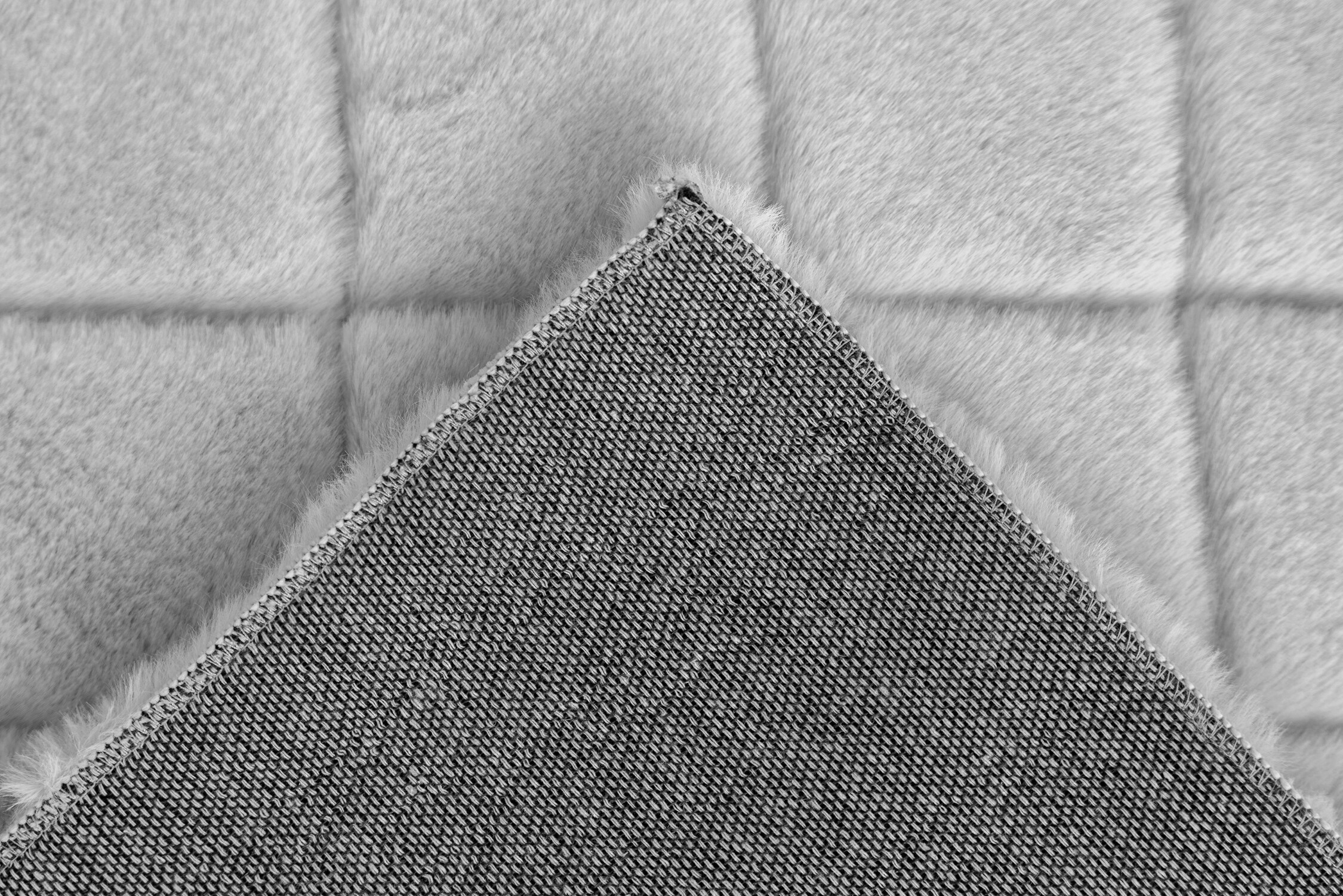 Padiro Hochflorteppich Imala 125 grau B/H/L: ca. 160x3x230 cm