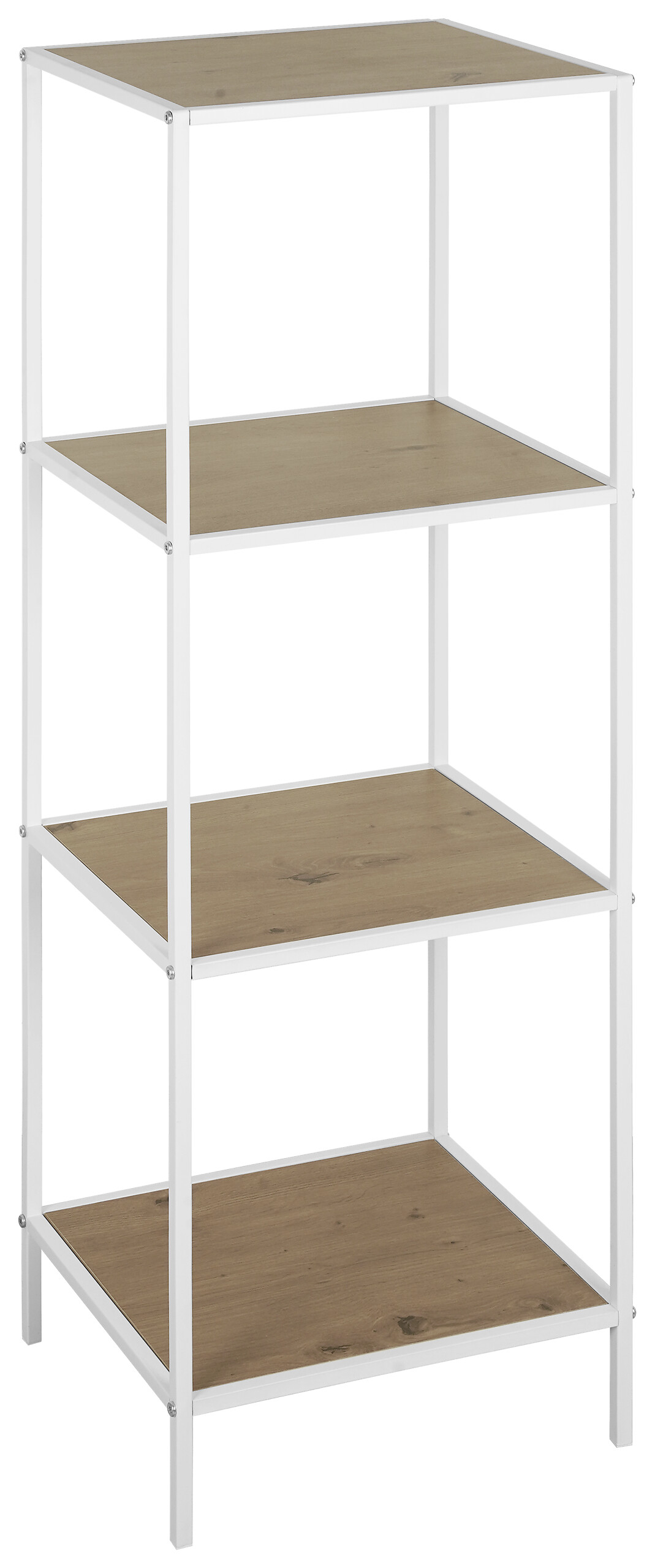 Standregal Tom weiß Eiche Nachbildung B/H/T: ca. 37x118x33 cm