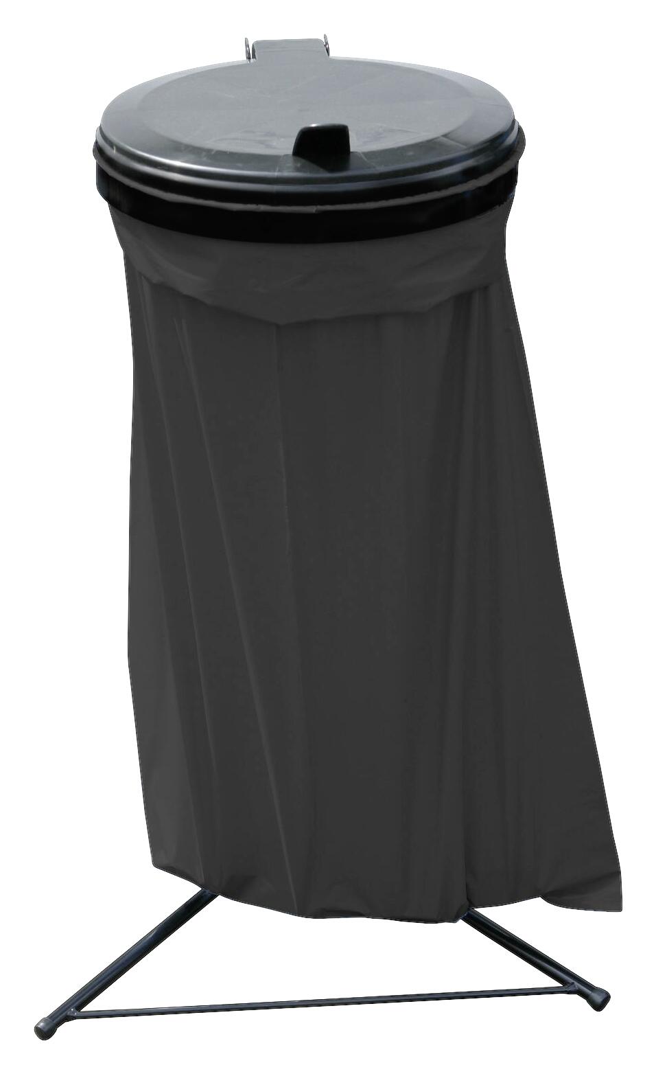 Grasekamp Müllsackständer schwarz Metall B/H/L: ca. 38x90x38 cm